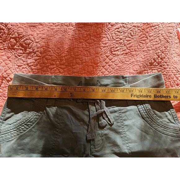 Sonoma Life and Style Gray Modern Fit Convertible Pants Size Petite 10 - Picture 3 of 10